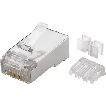 Microconnect KON506-50 Modularstecker CAT6 8P8C FTP geschirmt, 50 Stück