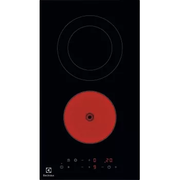 Electrolux Serie 300 LHR3233CK Schwarz Einbau 29 cm Glaskeramik-Kochfeld 2 Zone(n)