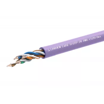 Netzwerkkabel Lanview LVN122152 RJ45 Cat5e 305 m Lila