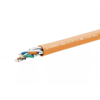 Netzwerkkabel Lanview LVN122153 RJ45 Cat6a 305 m Orange