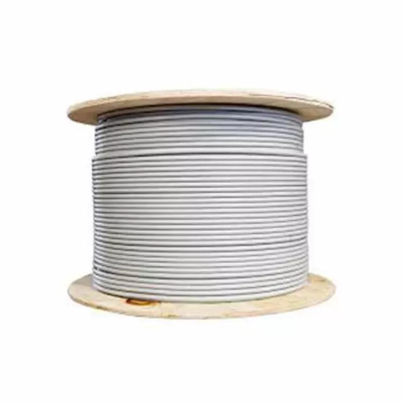 Cat6a U-FTP Dual-Netzwerkkabel 4x2xAWG23 LSZH weiß