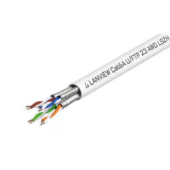 Lanview LVN122430 Netzwerkkabel Weiß 500 m Cat6a U/FTP (STP)