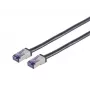 Netzwerkkabel Lanview LVN-CAT6A-FLEX-7,5M S/FTP Cat6a 7,5m Schwarz