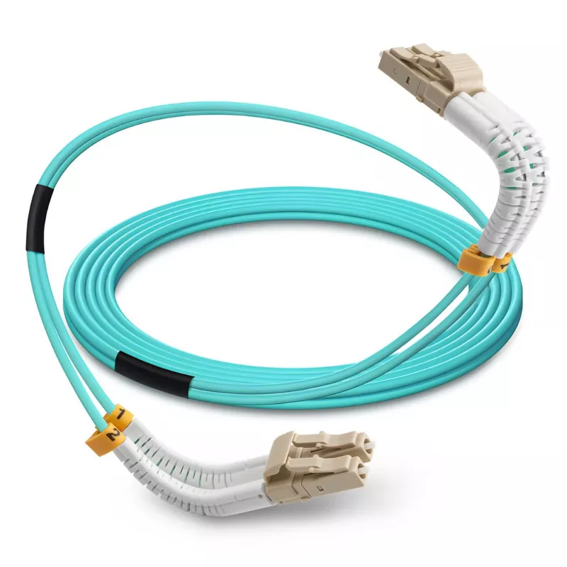 Lanview LVO231220-FLEX InfiniBand/Glasfaserkabel 20 m LC LC/LC Aqua-Farbe