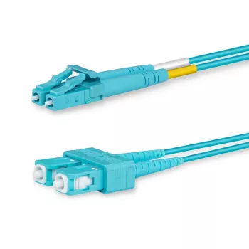 Lanview LVO231303 InfiniBand/Glasfaserkabel 2 m 2x LC 2x SC Aqua