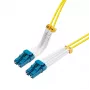 Lanview LVO2314005-FLEX InfiniBand/Glasfaserkabel 0,5 m LC LC/LC Gelb