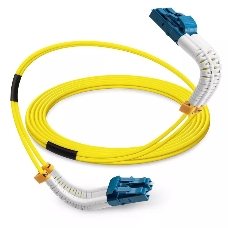Lanview LVO2314005-FLEX InfiniBand/Glasfaserkabel 0,5 m LC LC/LC Gelb