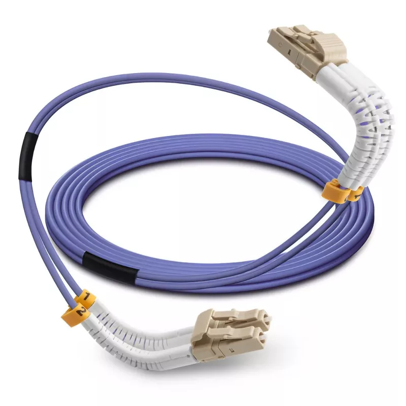 Lanview LVO231810-FLEX InfiniBand/Glasfaserkabel 1 m LC LC/LC Lila