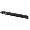 Lanview LVR-3MDK-SW-DK6 19-Zoll-Rack-Steckdosenleiste, 1U, 13 A, mit Ein-/Ausschalter