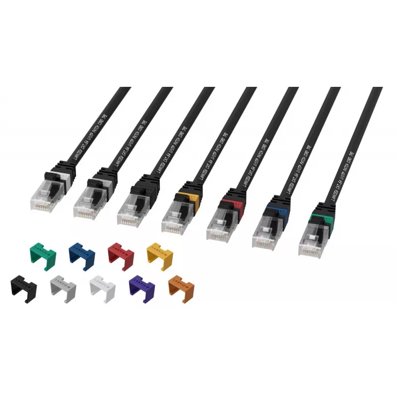 Lanview LV-UTP6A10B Cat6A U/UTP Patchkabel, 10 m, Schwarz