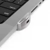 Compulocks Ledge Lock Adapter für MacBook Pro 16 Zoll M1 M2 M3 Schlüsselkabelschloss Silber