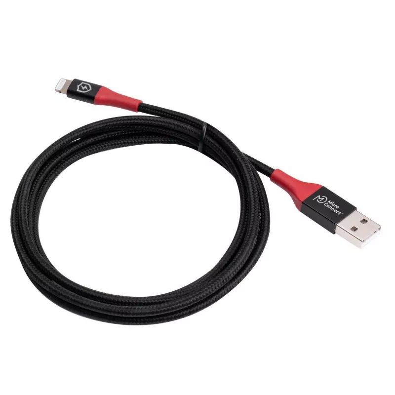 Microconnect MC-ALIGHTNING-SC Lightning-Kabel 1,5 m Schwarz