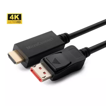 Microconnect MC-DP-HDMI-0504K Videokabel-Adapter 0,5 m DisplayPort Schwarz