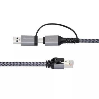 Microconnect CAT6 FTP auf USB-A-C-Adapterkabel, 1 Meter