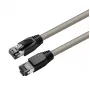 Microconnect MC-SFTP80025 Netzwerkkabel Grau 0,25 m Cat8.1 S/FTP (S-STP)
