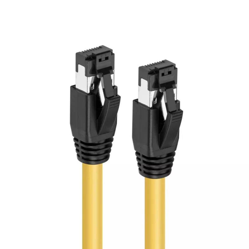Microconnect MC-SFTP8075Y Netzwerkkabel Gelb 7,5 m Cat8.1 S/FTP (S-STP)
