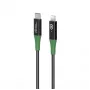 Microconnect MC-SMART USB C-L-1 Lightning-Kabel 1 m Schwarz, Grün