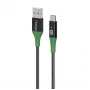 Microconnect MC-SMART USB-A-C-01 USB-Kabel USB 2.0 1 m USB A USB C Schwarz, Grün