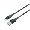 Microconnect MC-SMART USB-A-C-01 USB-Kabel USB 2.0 1 m USB A USB C Schwarz, Grün