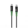Microconnect MC-SMART USB-C-C-01 USB-Kabel USB 2.0 1 m USB C Schwarz, Grün