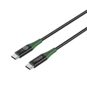 Microconnect MC-SMART USB-C-C-01 USB-Kabel USB 2.0 1 m USB C Schwarz, Grün