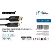 Microconnect MC-USB3.2CA10OP USB-Kabel USB 3.2 Gen 2 (3.1 Gen 2) 10 m USB-A USB-C Schwarz