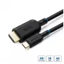 Microconnect MC-USBCHDMI05 Videokabel-Adapter 0,5 m HDMI Typ A (Standard) Schwarz
