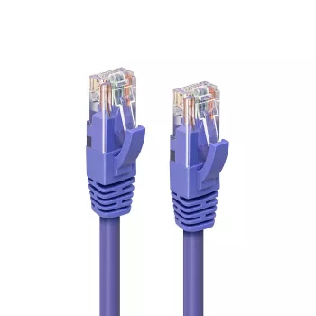 Microconnect MC-UTP6A01P Netzwerkkabel Lila 1 m Cat6a U/UTP (UTP)