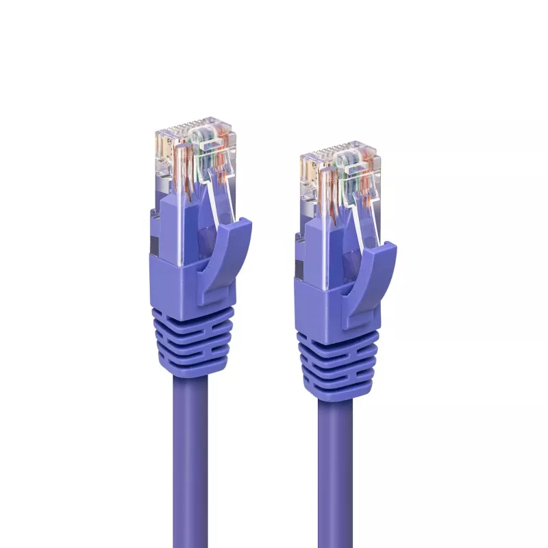 Microconnect MC-UTP6A01P Netzwerkkabel Lila 1 m Cat6a U/UTP (UTP)