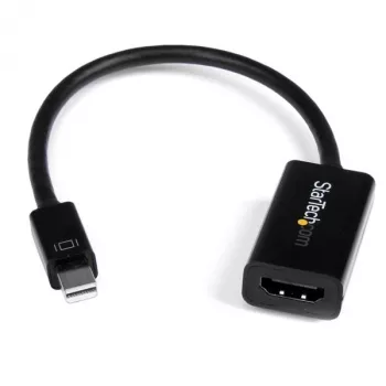 StarTech.com Mini-DisplayPort-auf-HDMI-Adapter, aktiv, 4K 30 Hz, mDP 1.2, schwarz