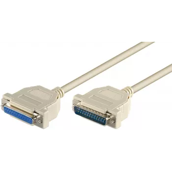 Microconnect MODGR2 serielles Kabel Weiß 2 m DB25