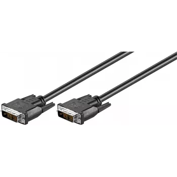Microconnect MONCCS1 DVI-Kabel 1 m DVI-D Schwarz