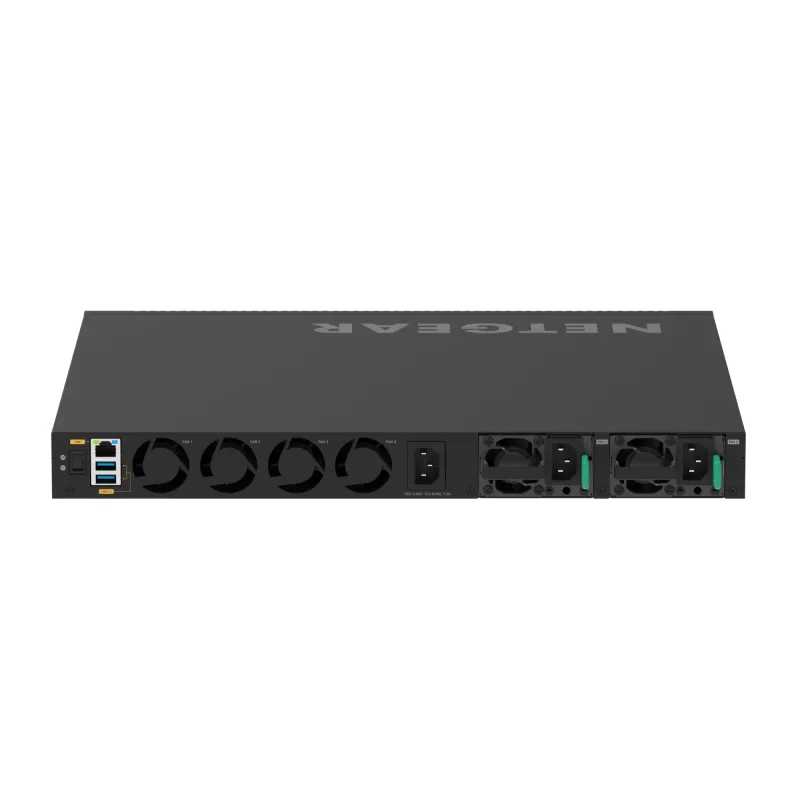 NETGEAR M4350-44M4X4V Managed L3 2.5G Ethernet (100/1000/2500) Power over Ethernet (PoE) 1U Schwarz