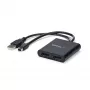 StarTech.com 2-Port Multi Monitor Adapter - Mini DisplayPort auf 2x DisplayPort MST Hub - Dual 4K 30Hz - Videosplitter für erweiterten Desktop-Modus nur auf Windows-PCs - mDP 1.2 auf 2x DP