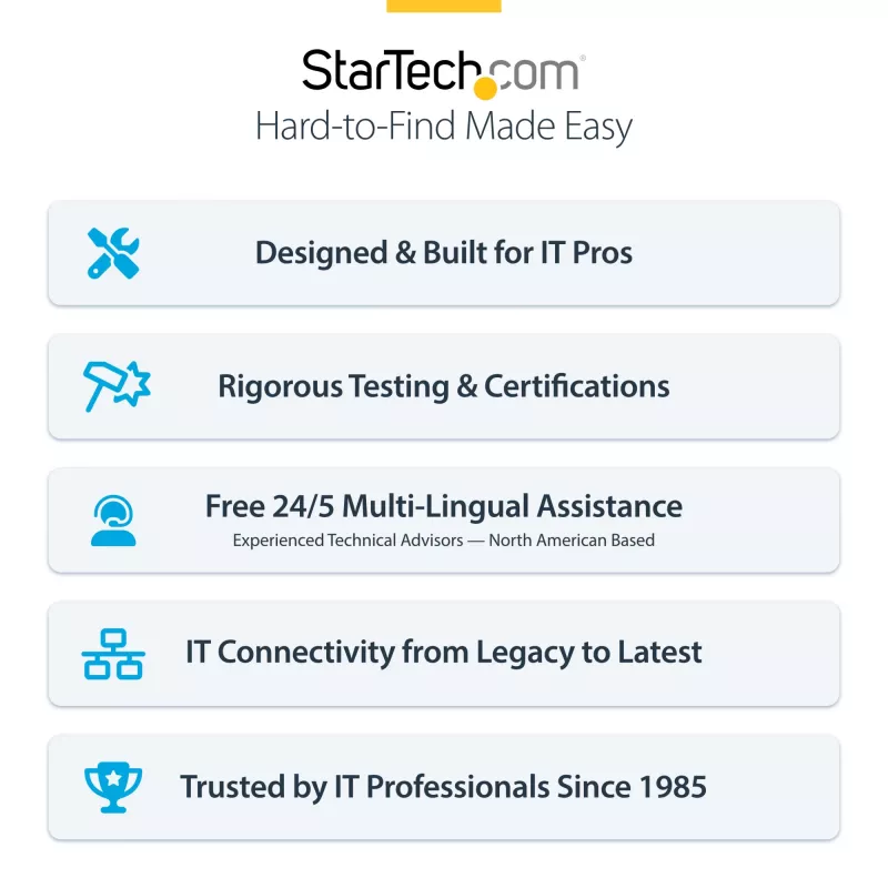 StarTech.com USB Crash Cart Adapter mit Dateiübertragung & Videoaufnahme