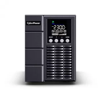 Unterbrechungsfreie Stromversorgung CYBERPOWER OLS1000EA, Online-Doppelwandlung, 1 kVA/900 W, 3× IEC C13-Ausgänge, reiner Sinus, LCD, Tower