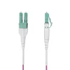 StarTech.com 20 m LC zu LC (UPC) OM4 Multimode Glasfaserkabel, Erika-Violett, 50/125 µm, 40G/100G, LOMMF/VCSEL, Uniboot Glasfaser-Patchkabel, OFNR Riser-zertifiziert