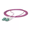 StarTech.com 20 m LC zu LC (UPC) OM4 Multimode Glasfaserkabel, Erika-Violett, 50/125 µm, 40G/100G, LOMMF/VCSEL, Uniboot Glasfaser-Patchkabel, OFNR Riser-zertifiziert