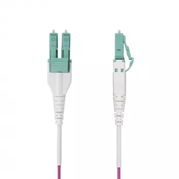 StarTech.com 3m (10ft) LC zu LC (UPC) OM4 Multimode Glasfaserkabel, Erika Violet, 50/125µm, 40G/100G, LOMMF/VCSEL, Uniboot Glasfaser-Jumperkabel, OFNR Riser-zertifiziert