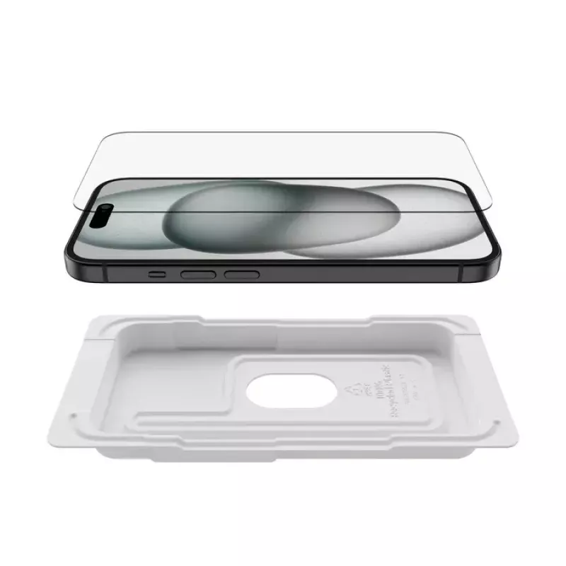 Bildschirmschutz Belkin ScreenForce iPhone 15 Gehärtetes Glas