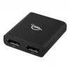 OWC Thunderbolt Dual DisplayPort Adapter USB-Grafikadapter 7680 x 4320 Pixel Schwarz