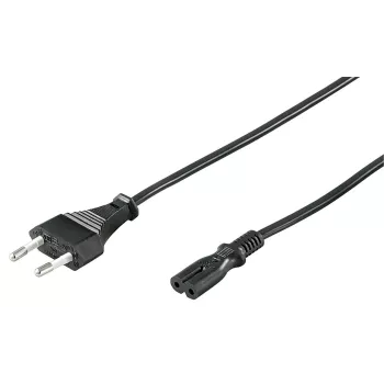Microconnect PE030713 Stromkabel Schwarz 1,5 m C7-Kupplung