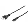 Microconnect PE030718 Netzkabel Schwarz 1,8 m CEE7/16 C7-Kupplung