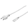 Microconnect PE030720W Stromkabel Weiß 2 m Stromstecker Typ C C7-Kupplung