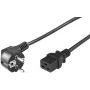 Microconnect PE0771903 Netzkabel Schwarz 3 m CEE7/7 C19-Kupplung