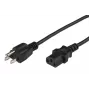 Microconnect PE110440SJT-IT Netzkabel Schwarz 4 m NEMA 5-15P C13 Kupplung