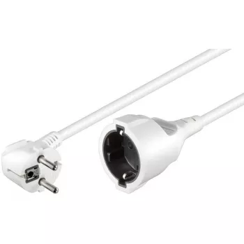 Stromverlängerungskabel Microconnect PE141000W 10m 1AC-Steckdose Weiß