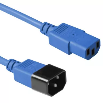 Microconnect PE1413B18 Stromkabel Blau 1,8 m C13-Kupplung