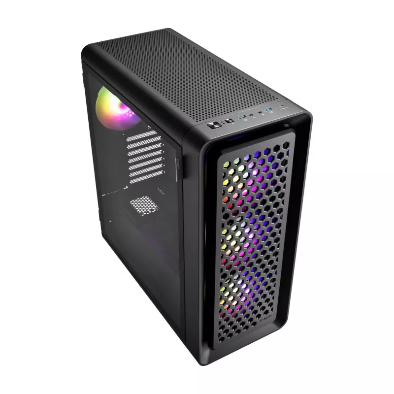 FSP CUT593P Gehäuse Full Tower mITX, mATX, ATX Schwarz ARGB