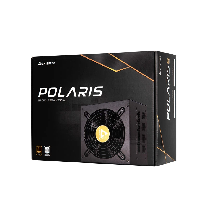 Chieftec Polaris power supply unit 550 W 20+4 pin ATX PS/2 Schwarz